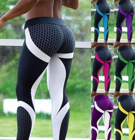Contrast Print Leggings — product view