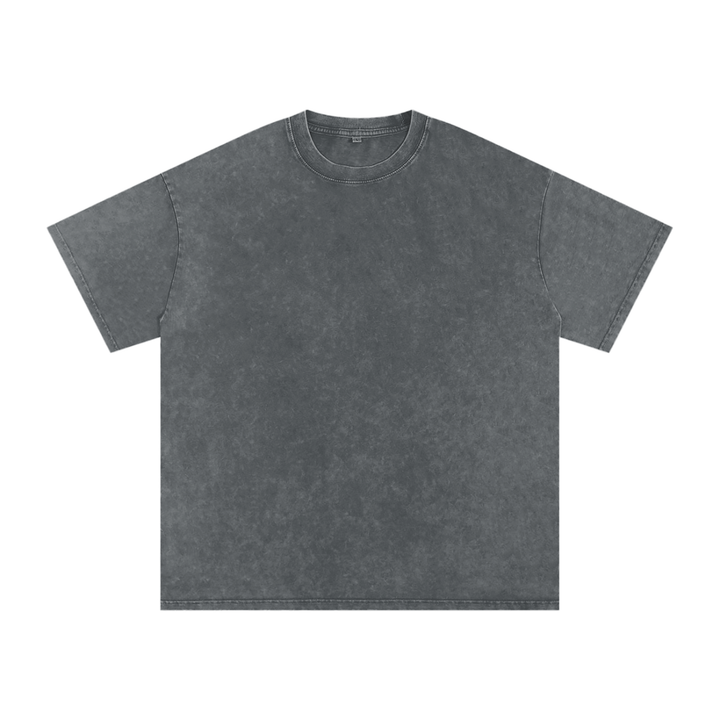 Snow-Wash Tee in Pirate Gray — front view