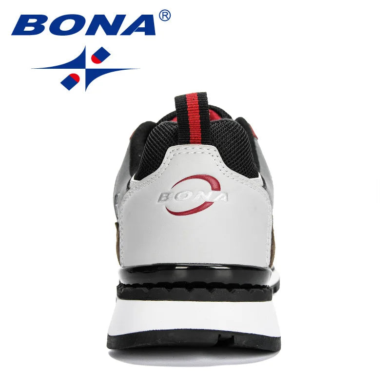 BONA Action Leather Running Shoes