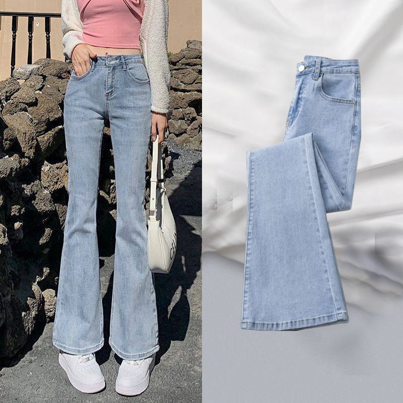 Fleece-Lined Split-Hem Jeans