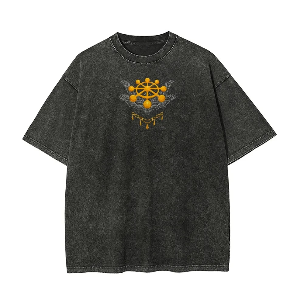 Mahoraga Wheel Vintage Wash Tee
