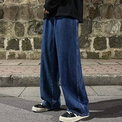 Loose Straight-Leg Street Jeans