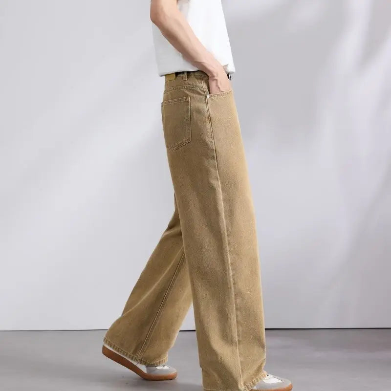 High-Waist Wide-Leg Jeans