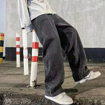 Loose Straight-Leg Street Jeans – HOUSE 55