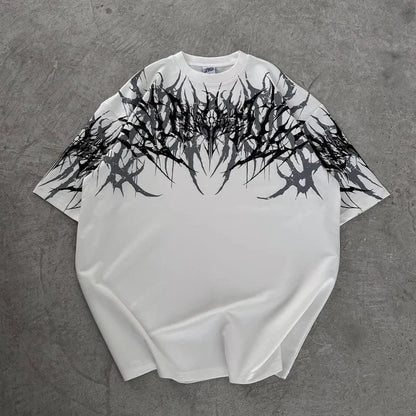 Cyber Thorn Y2K Graphic Tee