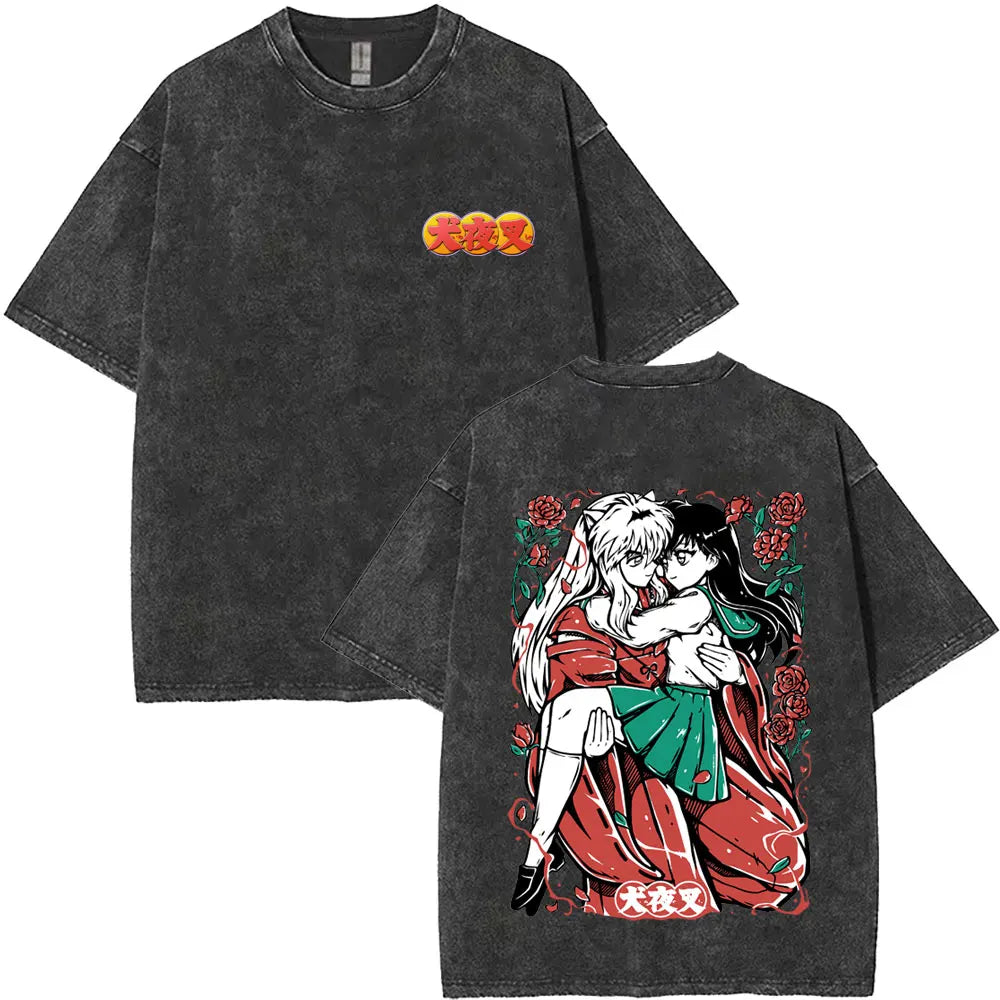 Inuyasha Vintage Wash Graphic Tee