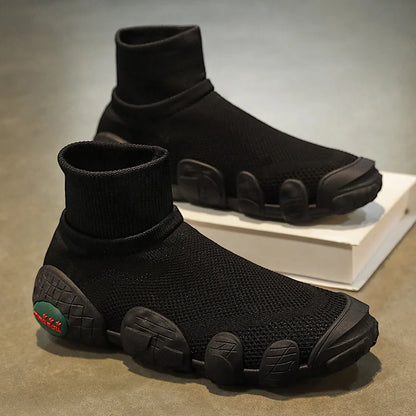 Hollow Mesh Slip-On Sneakers