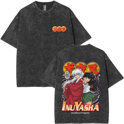 Inuyasha Vintage Wash Graphic Tee
