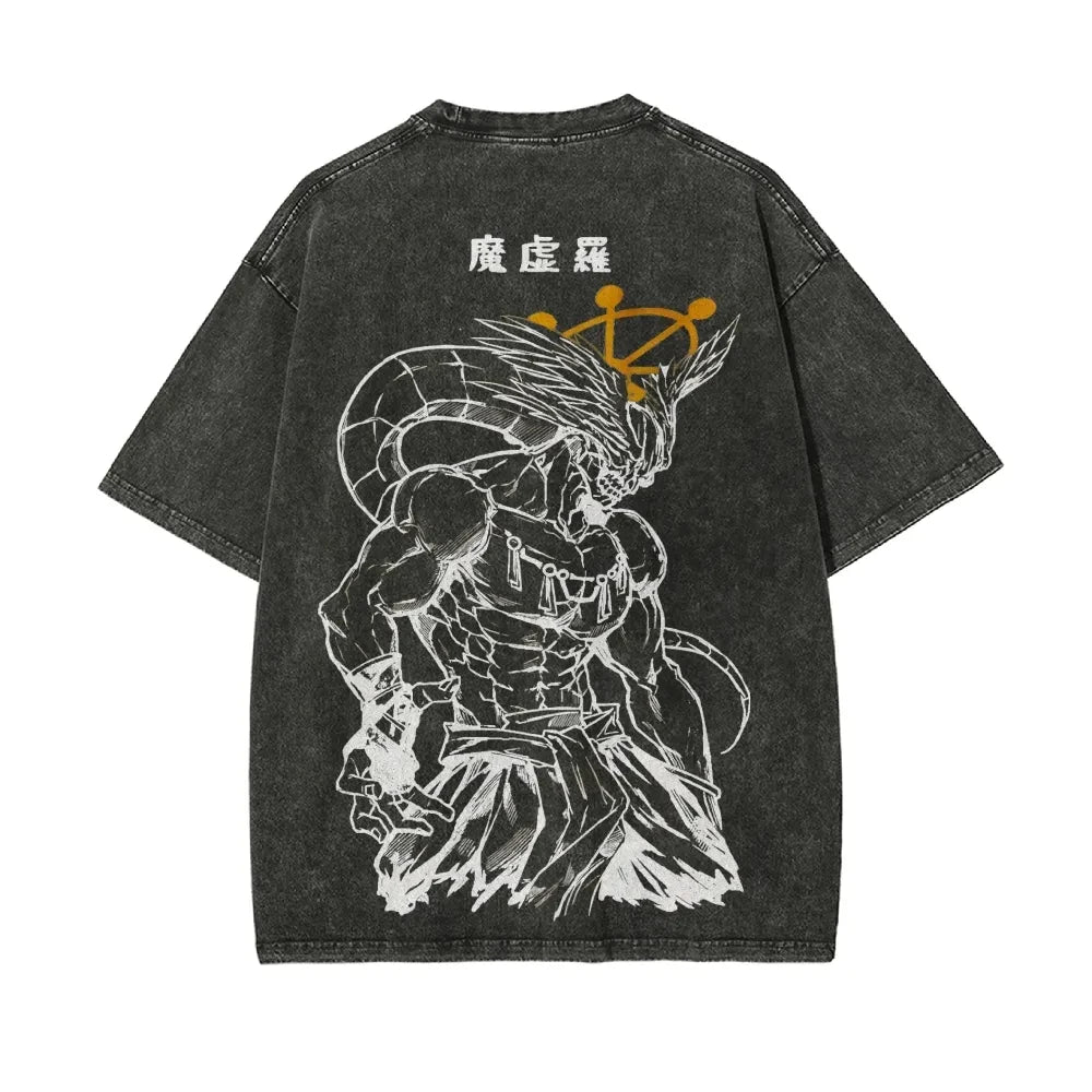 Mahoraga Wheel Vintage Wash Tee