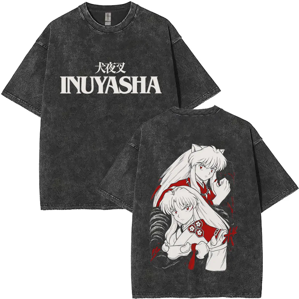 Inuyasha Vintage Wash Graphic Tee