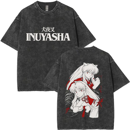 Inuyasha Vintage Wash Graphic Tee