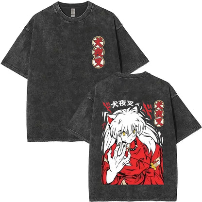 Inuyasha Vintage Wash Graphic Tee