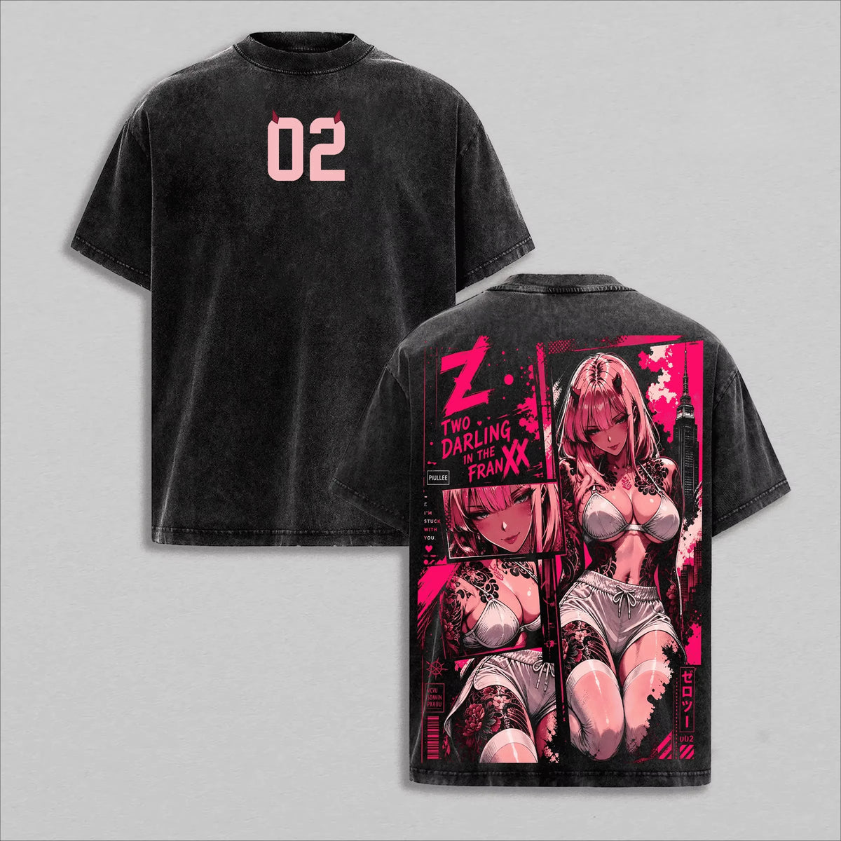 Zero Two Vintage Wash Graphic Tee – HOUSE 55