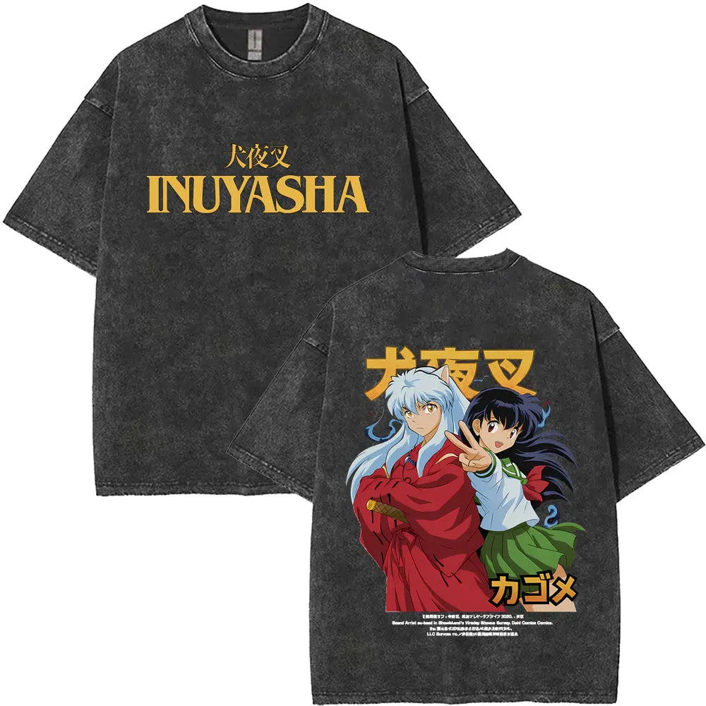 Inuyasha Vintage Wash Graphic Tee