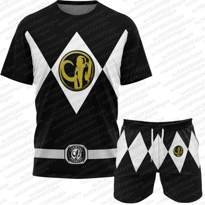 Power Rangers Mesh Tee & Shorts Set