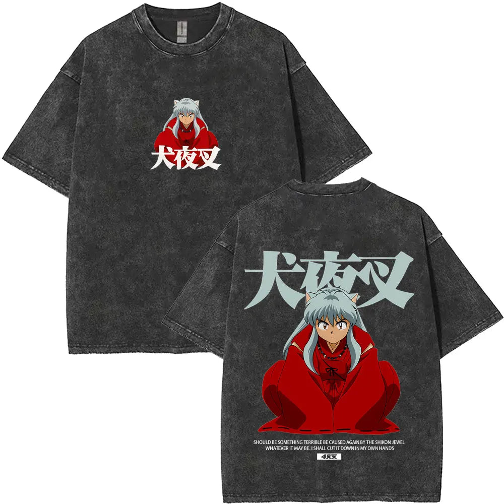 Inuyasha Vintage Wash Graphic Tee
