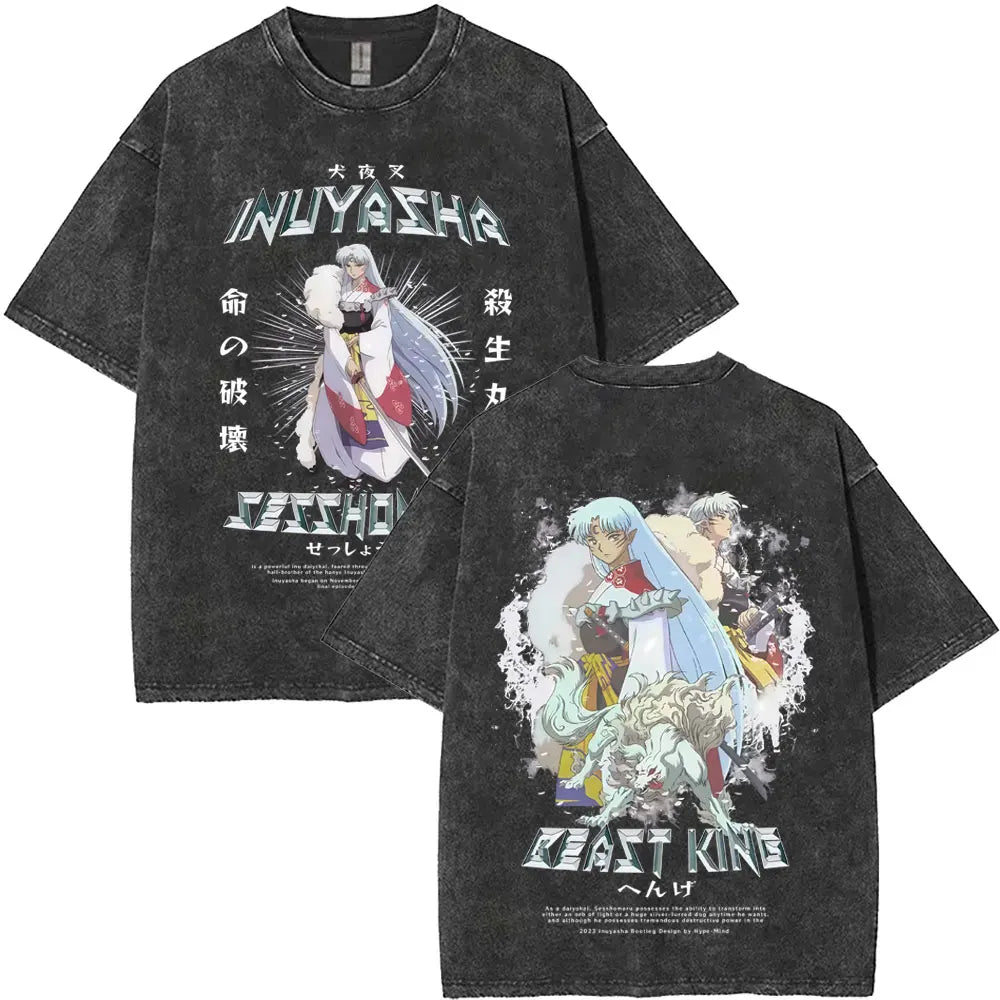 Inuyasha Vintage Wash Graphic Tee