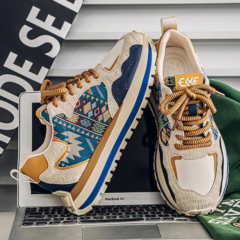 Thick-Sole Street Sneakers