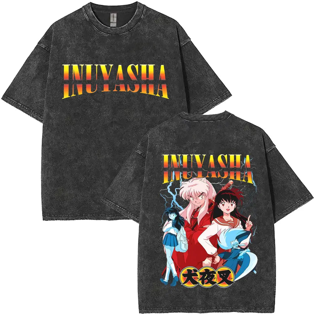 Inuyasha Vintage Wash Graphic Tee