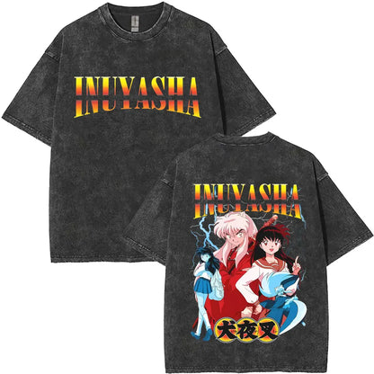 Inuyasha Vintage Wash Graphic Tee