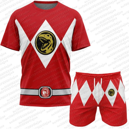 Power Rangers Mesh Tee & Shorts Set