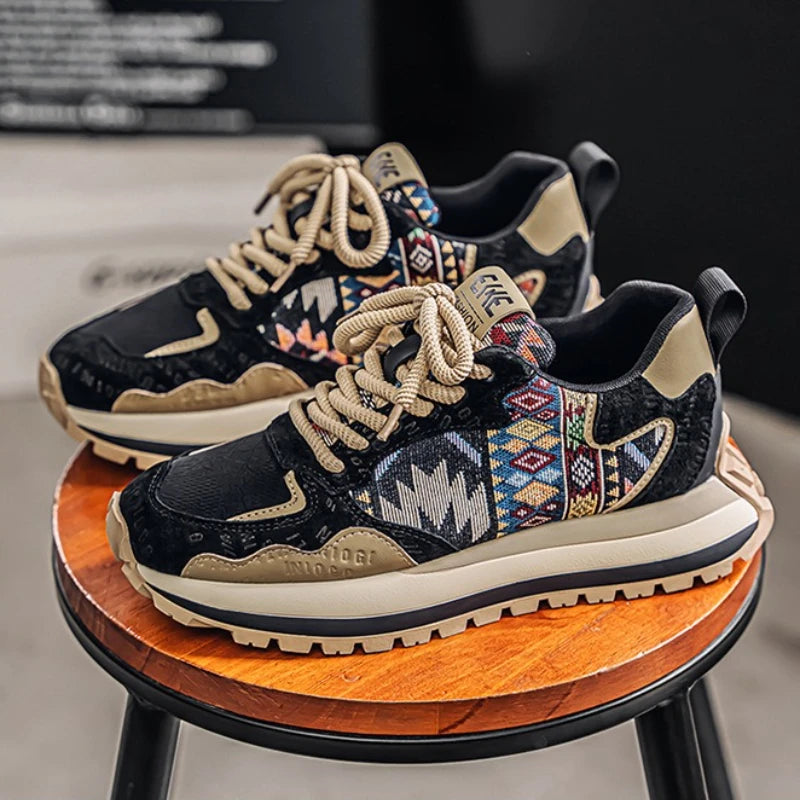 Thick-Sole Street Sneakers