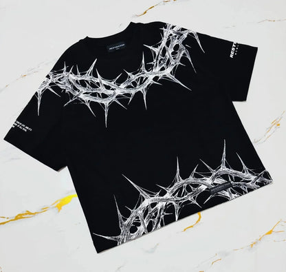 Cyber Thorn Y2K Graphic Tee