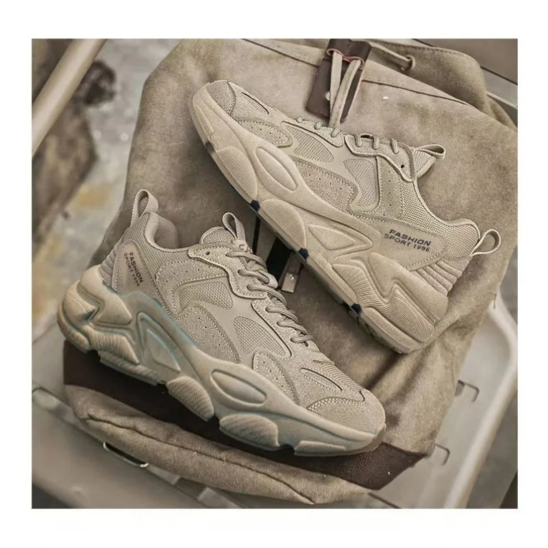 Thick-Sole Mesh Dad Sneakers – HOUSE 55