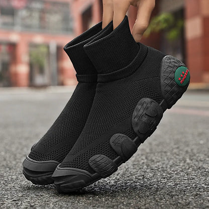 Hollow Mesh Slip-On Sneakers