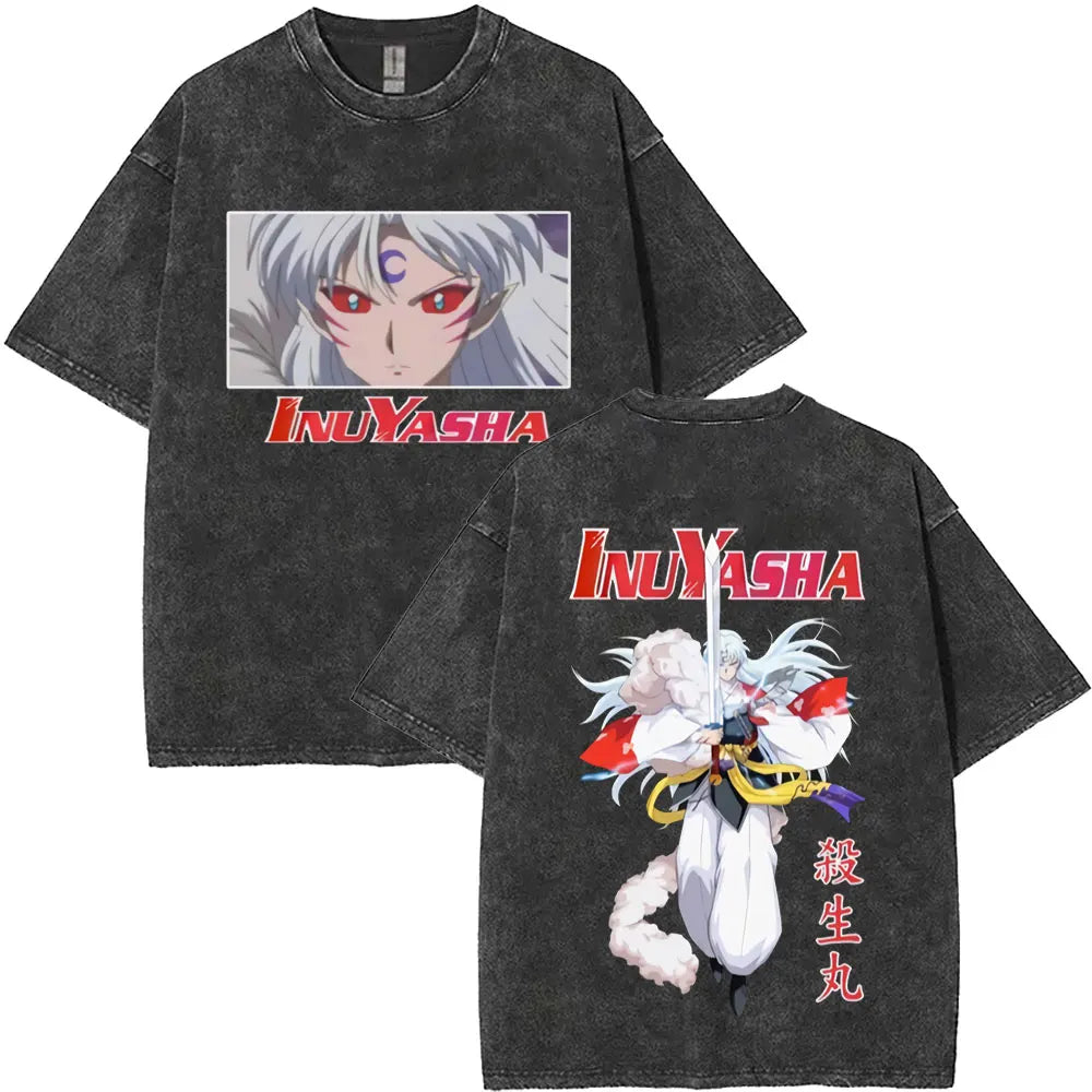 Inuyasha Vintage Wash Graphic Tee