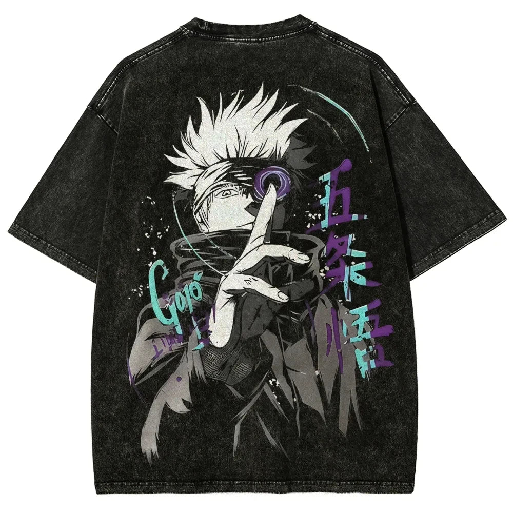 Satoru Gojo Vintage Wash Tee