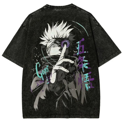 Satoru Gojo Vintage Wash Tee