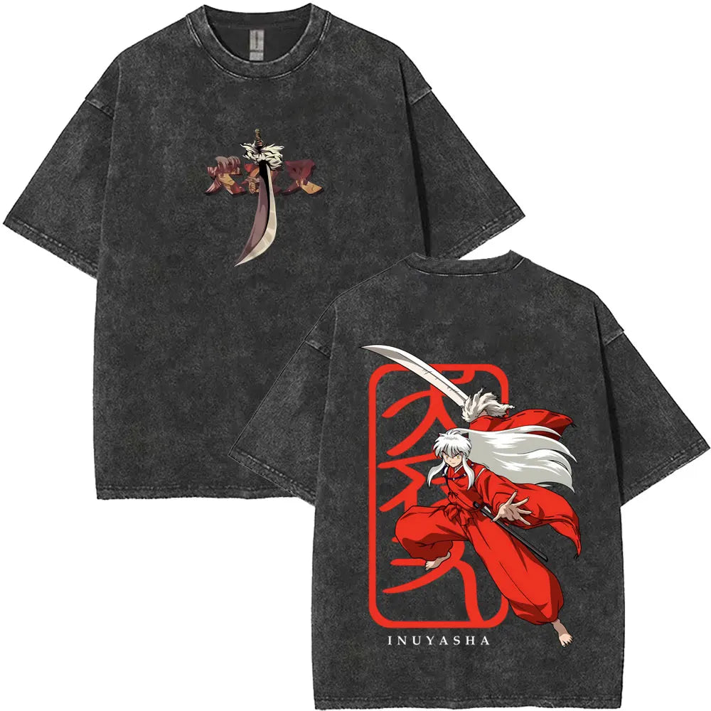Inuyasha Vintage Wash Graphic Tee