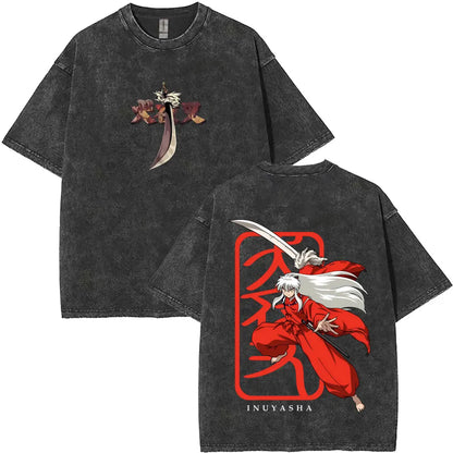 Inuyasha Vintage Wash Graphic Tee