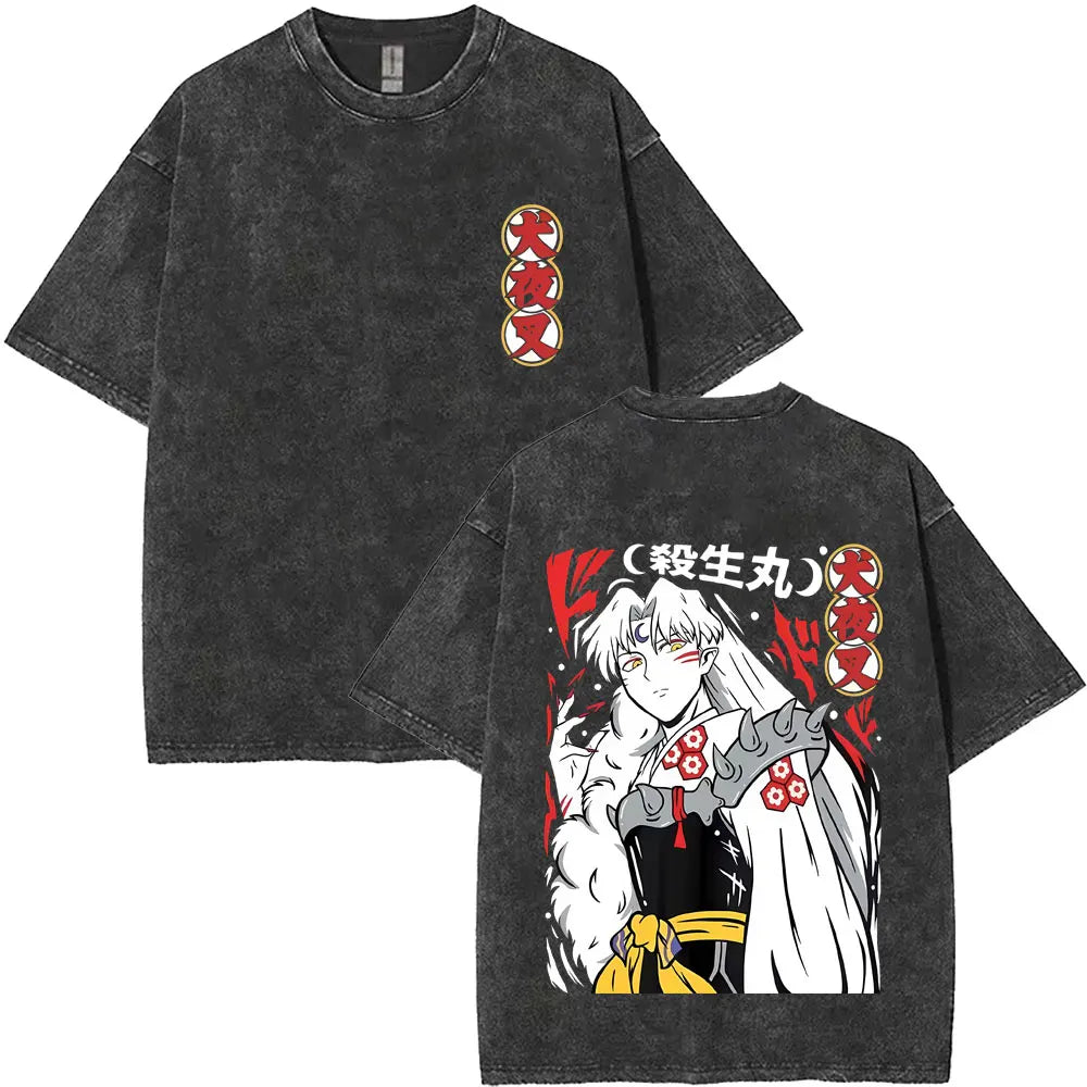 Inuyasha Vintage Wash Graphic Tee