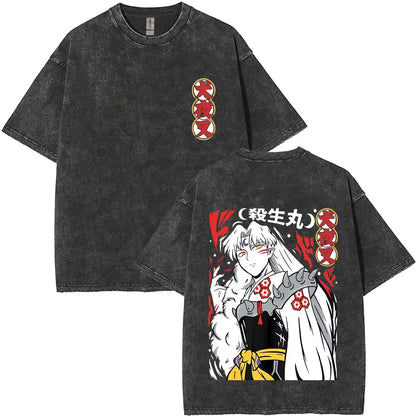 Inuyasha Vintage Wash Graphic Tee