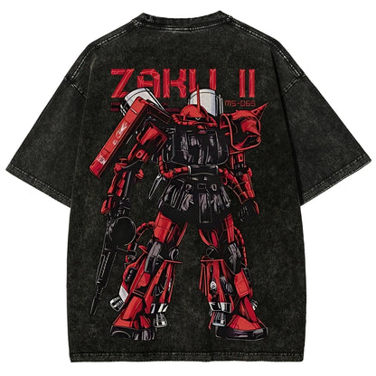 Zaku II Vintage Wash Graphic Tee