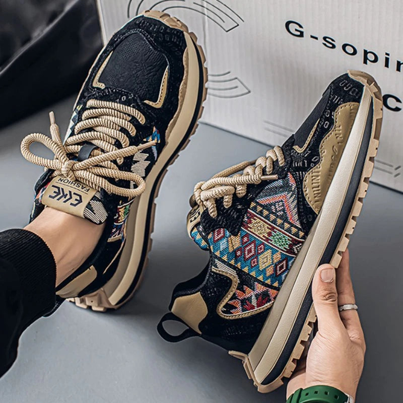 Thick-Sole Street Sneakers