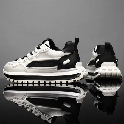White Chunky Dad Sneakers