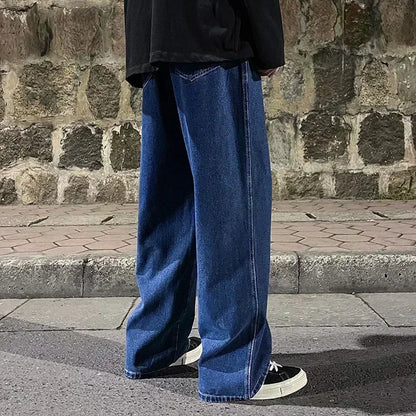 Loose Straight-Leg Street Jeans