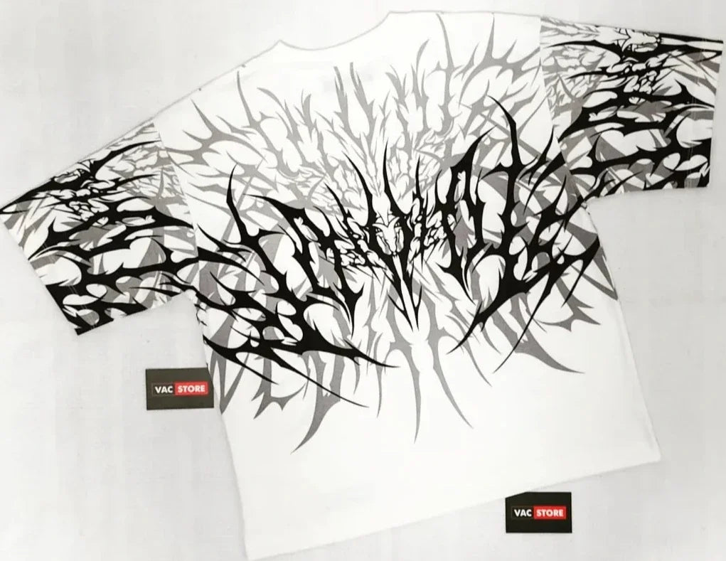 Cyber Thorn Y2K Graphic Tee