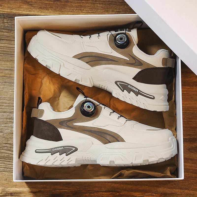 High-Top Chunky Street Sneakers