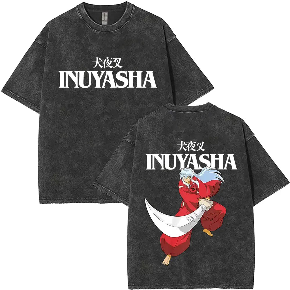 Inuyasha Vintage Wash Graphic Tee