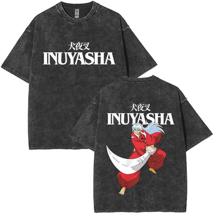 Inuyasha Vintage Wash Graphic Tee