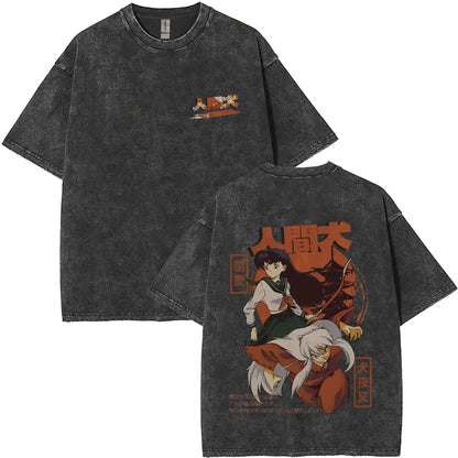 Inuyasha Vintage Wash Graphic Tee