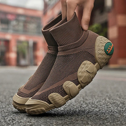 Hollow Mesh Slip-On Sneakers
