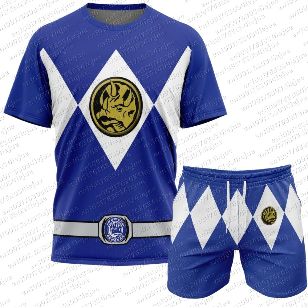 Power Rangers Mesh Tee & Shorts Set