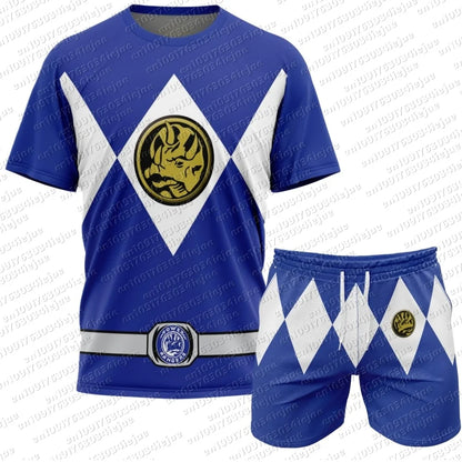 Power Rangers Mesh Tee & Shorts Set