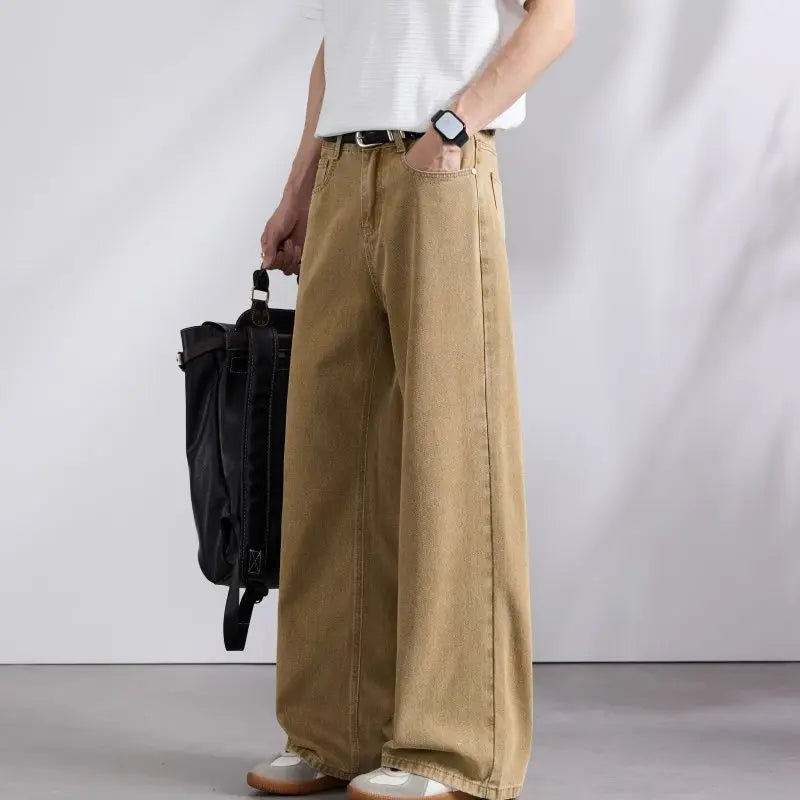 High-Waist Wide-Leg Jeans