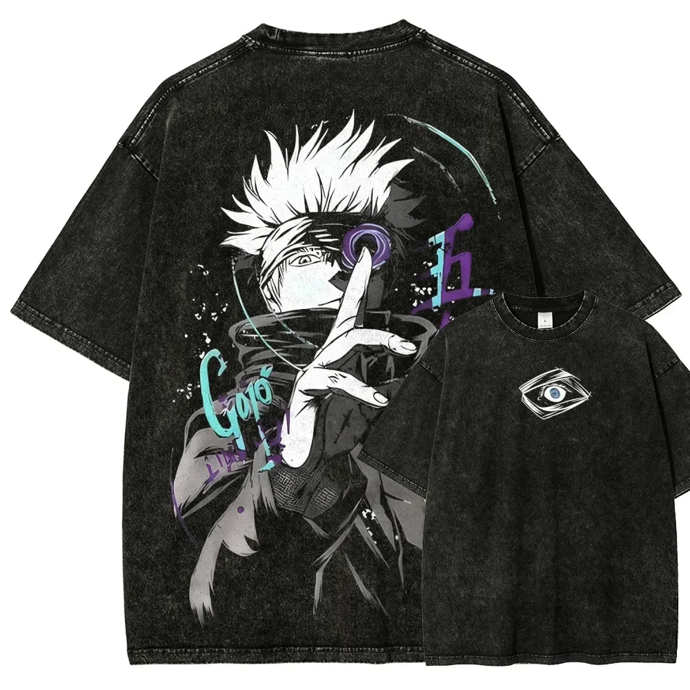 Satoru Gojo Vintage Wash Tee